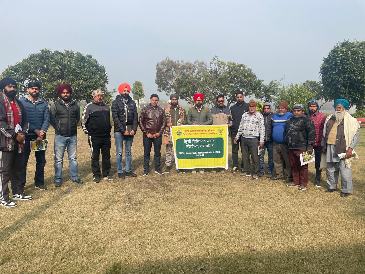 Krishi Vigyan Kendra Shaheed Bhagat Singh Nagar organized a training course on preparing a nursery of Poplar
